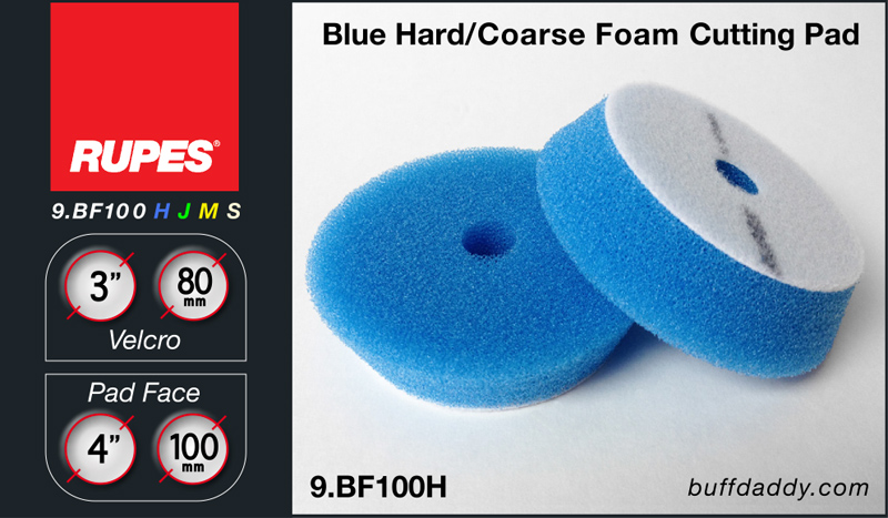 Mind Blowing - Rupes Blue Foam Cutting Pad and Zephir Gloss Coarse Gel  Compound